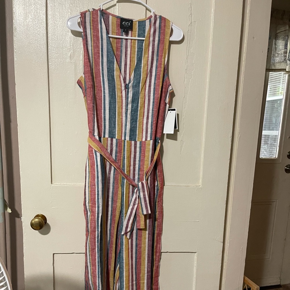 Striped Jumpsuit